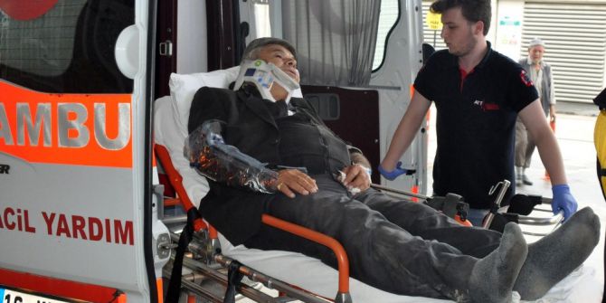 İnegöl’de Kaza: 2’si Çocuk 5 Yaralı