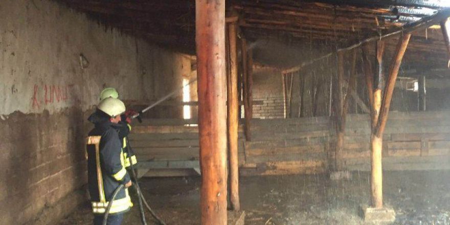 Kulu’da Ahır Yangını