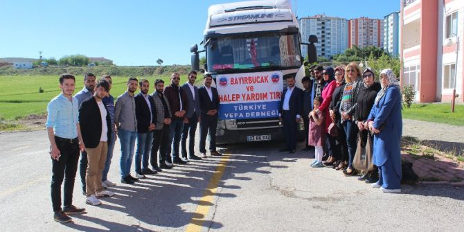 Elazığ’dan Suriye’ye 1 Tır Yardım