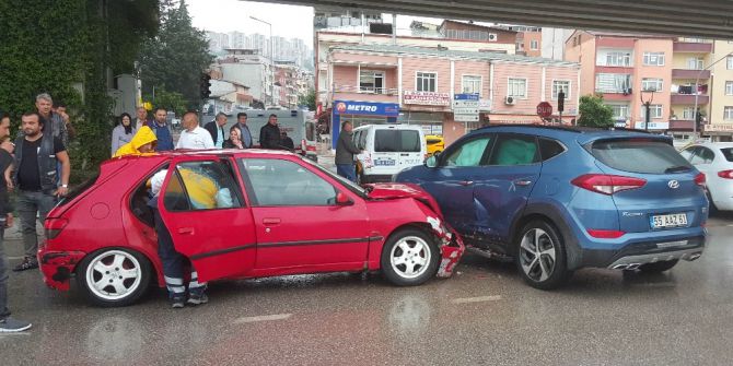 Samsun’da Trafik Kazası: 1 Yaralı