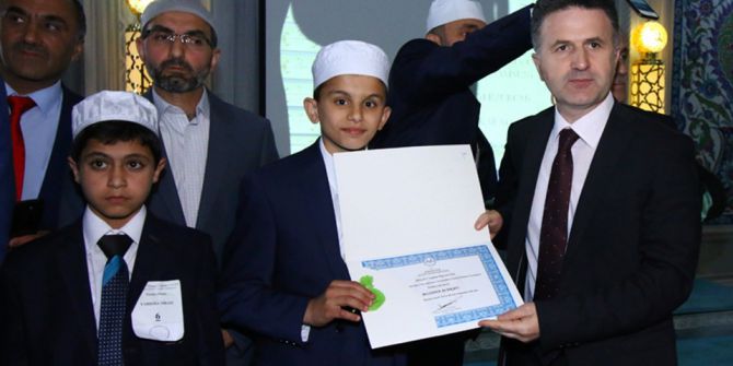 Kur’an-ı Kerim Birincisi Samsun’dan