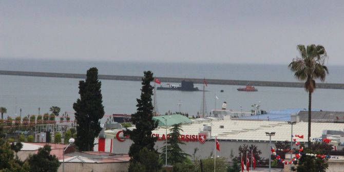 Yıldıray Denizaltısı Samsun’dan Ayrıldı