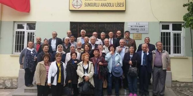 45 Yıl Sonra Mezun Oldukları Okulda Buluştular