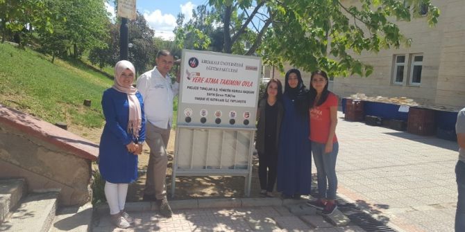 Öğrencilerden Sigara İzmaritine Karşı Bilinçlendirme Faaliyeti