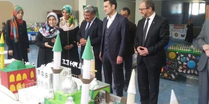 Altıntaş’ta 4-6 Yaş Kur’an Kursu Öğrencileri Sergi Açtı