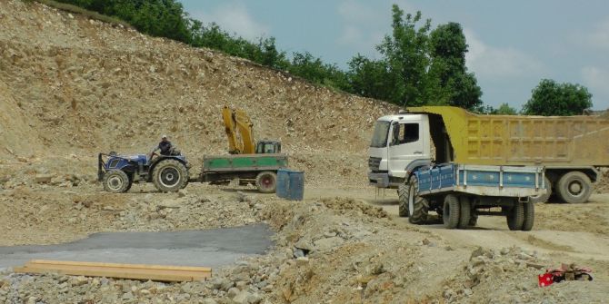 Akçakoca Arıtma Tesisi Hızla Yükseliyor