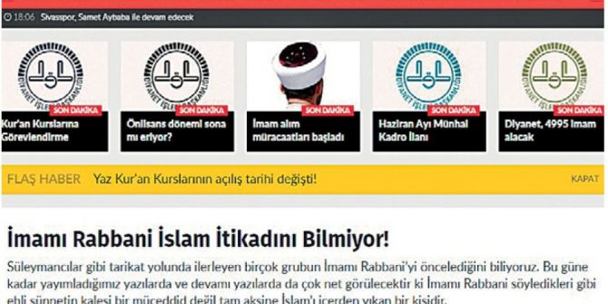 Diyanet Teftiş Kurulu, İslam Alimlerine Ve Numan Kurtulmuş’a Hakaret Eden Hadsiz İmamı Korudu