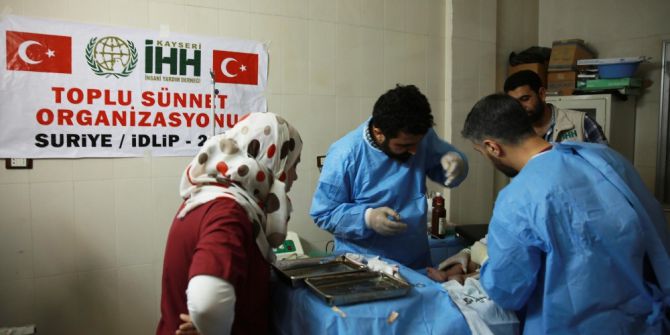 Suriye’de Bin 100 Çocuk Sünnet Edildi