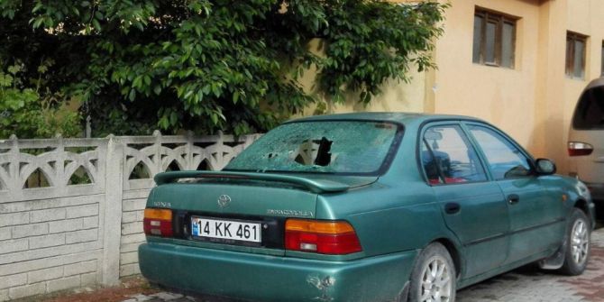 Bolu’da Magandalar Korku Saçtı: 1 Yaralı