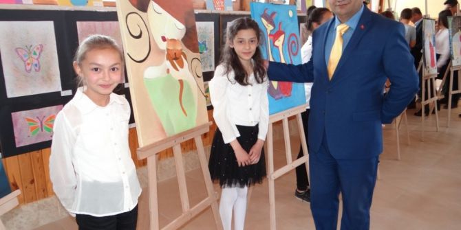 Gölpazarı Gazimihal Ortaokulu’ndan Resim Sergisi