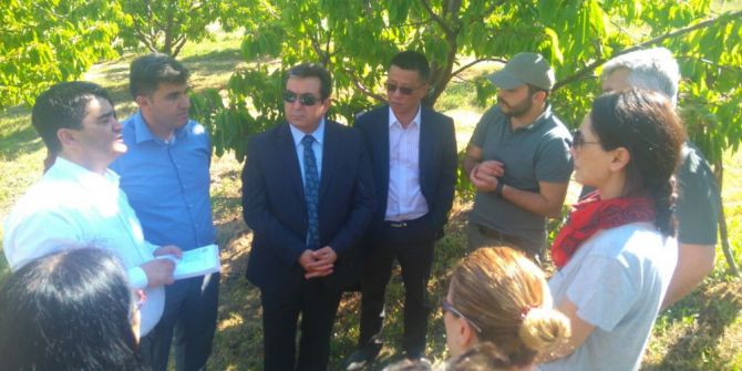 Çin Tarım Heyetinden Kiraz Bahçelerinde İnceleme