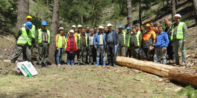 Ormanda Üretim Tatbikatı Yapıldı