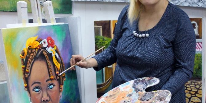 Resim Aşkı İle Hayata Tutunuyor