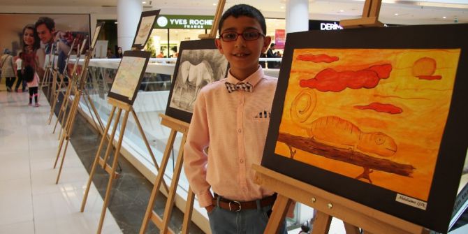 Kalp Hastası Işık, İkinci Kişisel Resim Sergisini Açtı