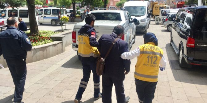 Sungurlu’da İcra Kavgası : 1 Yaralı