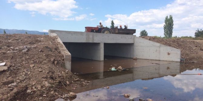 Yapılan Menfezle Yol Çilesi Bitti