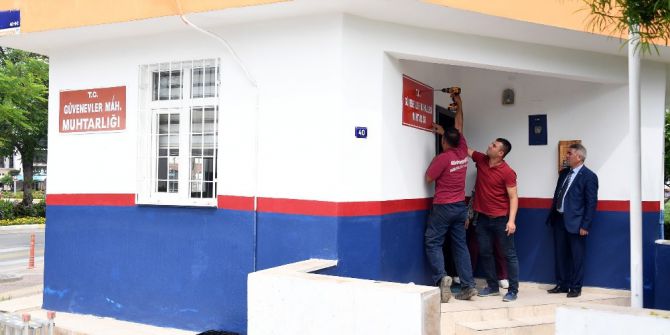 Mersin’de Muhtarlık Binaları Yenileniyor