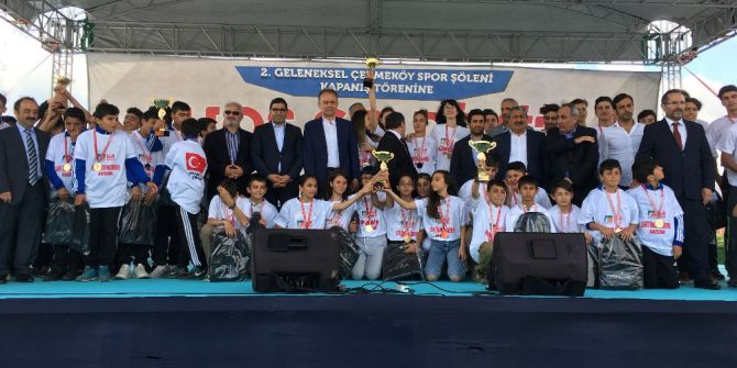 2’nci Geleneksel Çekmeköy Spor Şöleni Kapanış Töreni Gerçekleştirildi