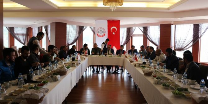 Birkonfed Erzurum Yönetimi Basın Mensupları İle Buluştu