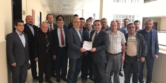 Mhp İl Başkanı Murat Çiçek Mazbatasını Aldı