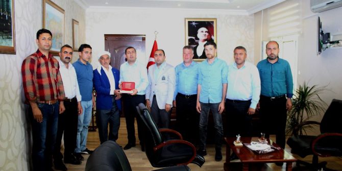 Şehit Ve Gazi Yakınlarından Kaymakam Beyaz’a Ziyaret