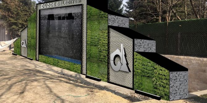 Şehir Merkezinde Yeni Peyzaj Düzenlemeleri