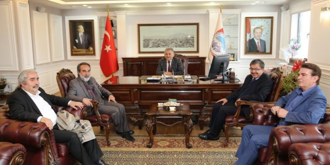 Şairler Melikgazi Belediyesini Ziyaret Etti