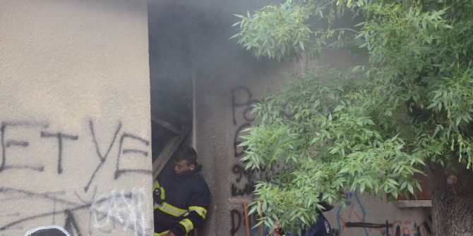 Kullanılmayan Evde Çıkan Yangın Korkuttu