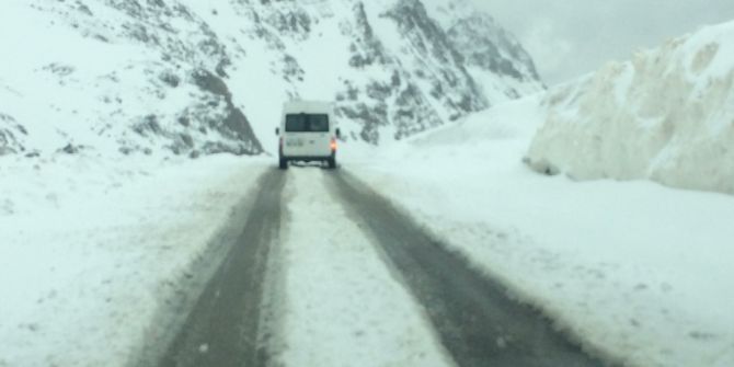 Van’ın Yüksek Kesimlerinde Kar Yağışı
