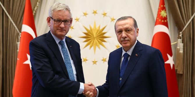 Cumhurbaşkanı Erdoğan, Carl Bildt’i Kabul Etti