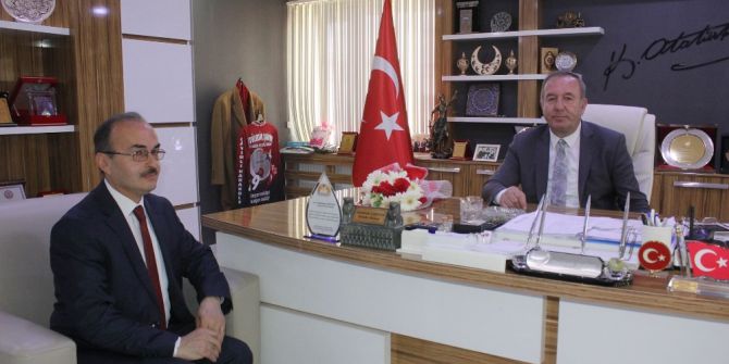 Şehit Babasından Başkan Şahiner’e Ziyaret