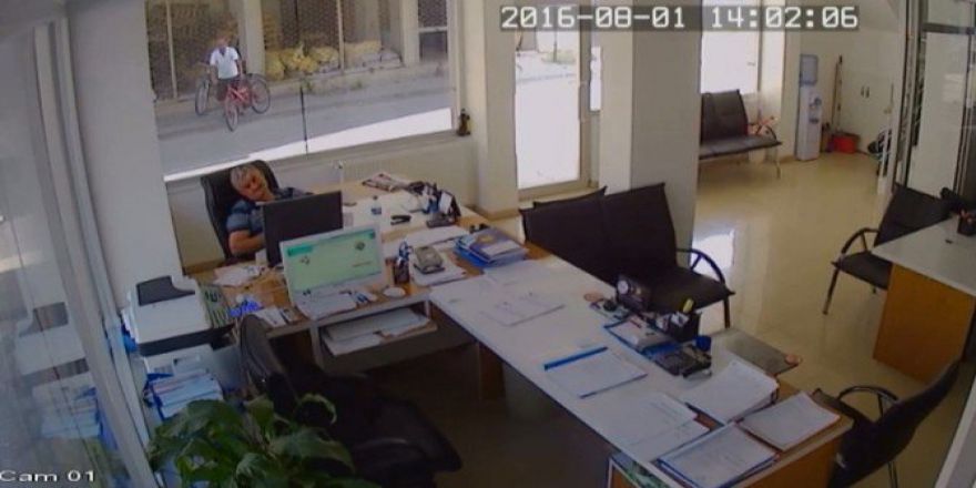 Bisiklet Hırsızlığı Güvenlik Kamerasında