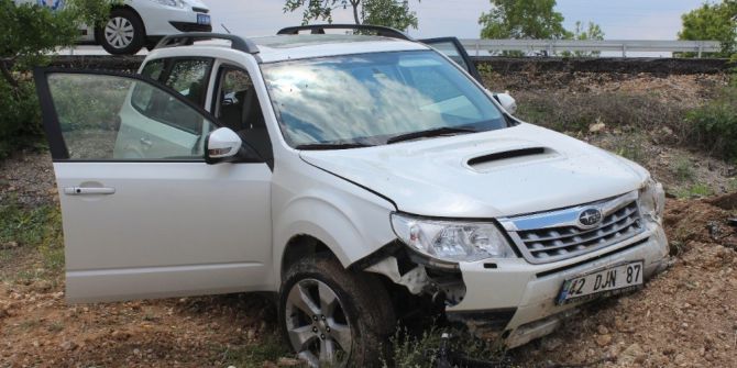 Karaman’da Trafik Kazası: 1 Yaralı