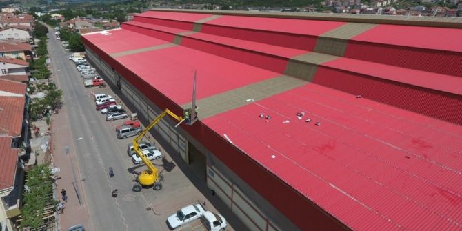 Çan Belediyesi Kapalı Pazar Yeri Güçlendiriliyor