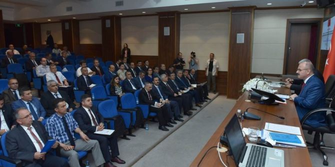 İl Su Yönetimi Koordinasyon Kurulu, Vali Çakacak Başkanlığında Toplandı