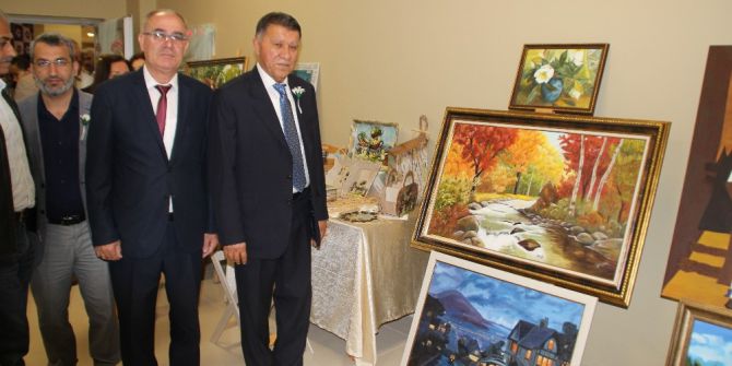 Erzin Halk Eğitim Merkezi Yıl Sonu Sergisi Açıldı