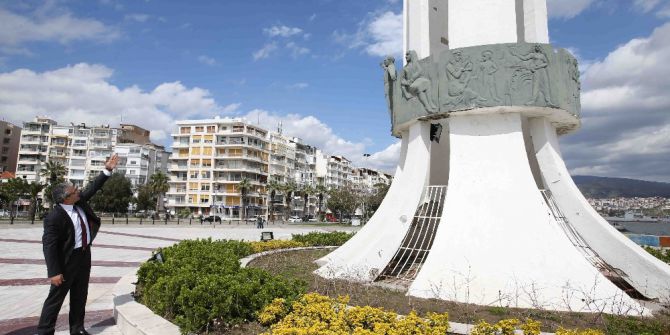 Karşıyaka’nın Simgesi ‘Anıt’ Yenileniyor