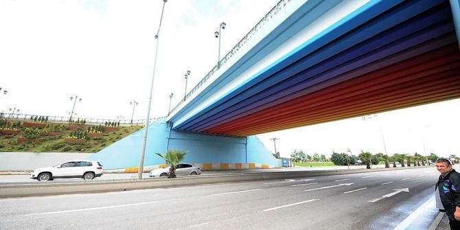 Samsun’da Köprüler Gökkuşağı Gibi