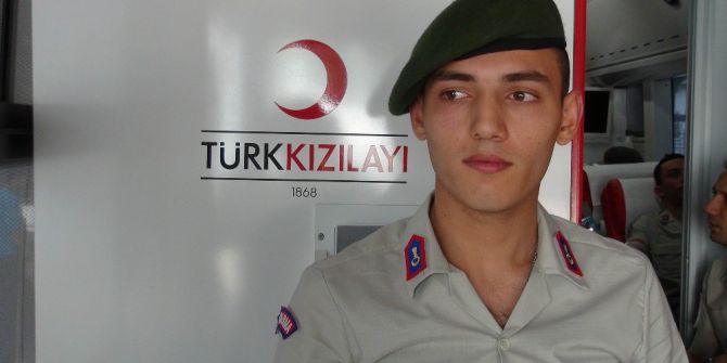 Mehmetçikten Kızılay’a Kan Bağışı