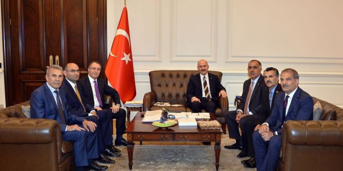 Astop Heyeti İçişleri Bakanı Soylu’yu Ziyaret Etti