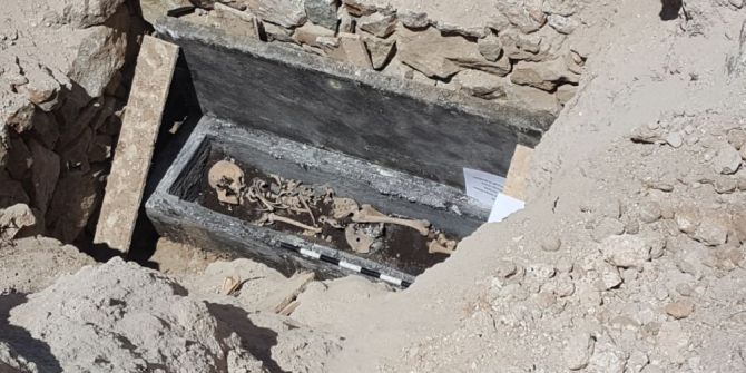 Kaçak Kazıda Ortaya Çıkan Lahit Açıldı