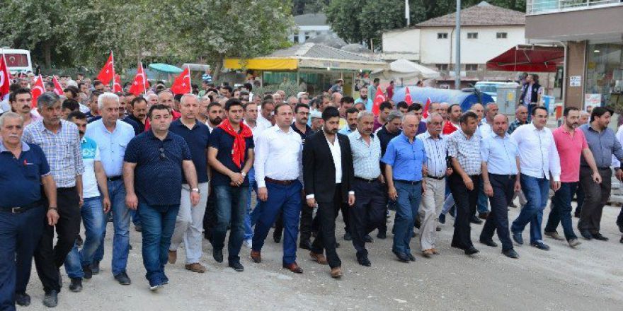 Erbaa’da Milli İrade Yürüyüşü