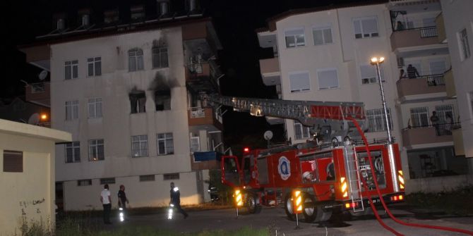 Manavgat’ta Ev Yangını