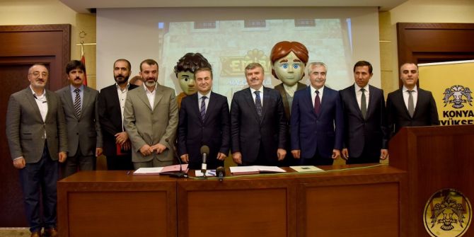 Konya Büyükşehir Belediyesi,‘emiray’ Çizgi Dizisi İçin Trt İle Protokol İmzalandı
