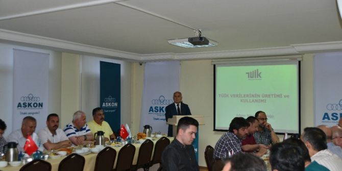 Tüik, Askon Üyelerine Tüik Verilerinin Üretimi Ve Kullanımı Hakkında Bilgi Verdi