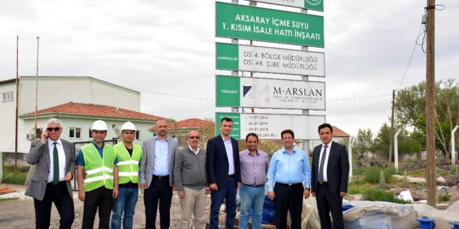 Aksaray’ın İçme Suyu Projesi Devam Ediyor