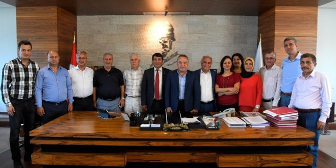 Antserder Başkan Böcek’i Ziyaret Etti