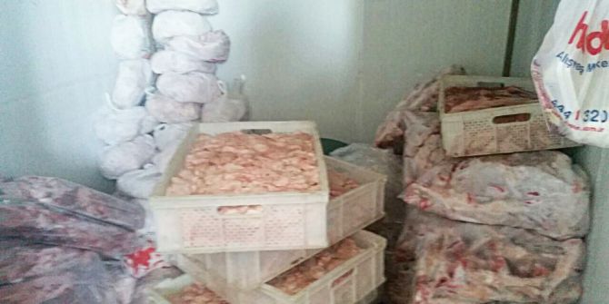 Karesi’de 590 Kilogram Kaçak Et Ele Geçirildi