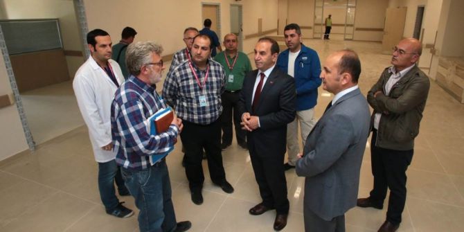 Vali Işık’tan Sağlık Yatırımlarına İnceleme