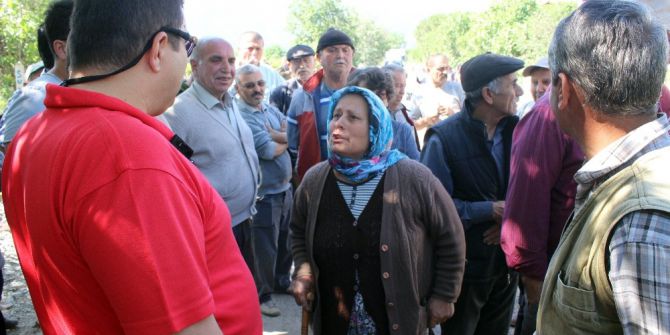 Mahalleliden Yol Kapatma Eylemi